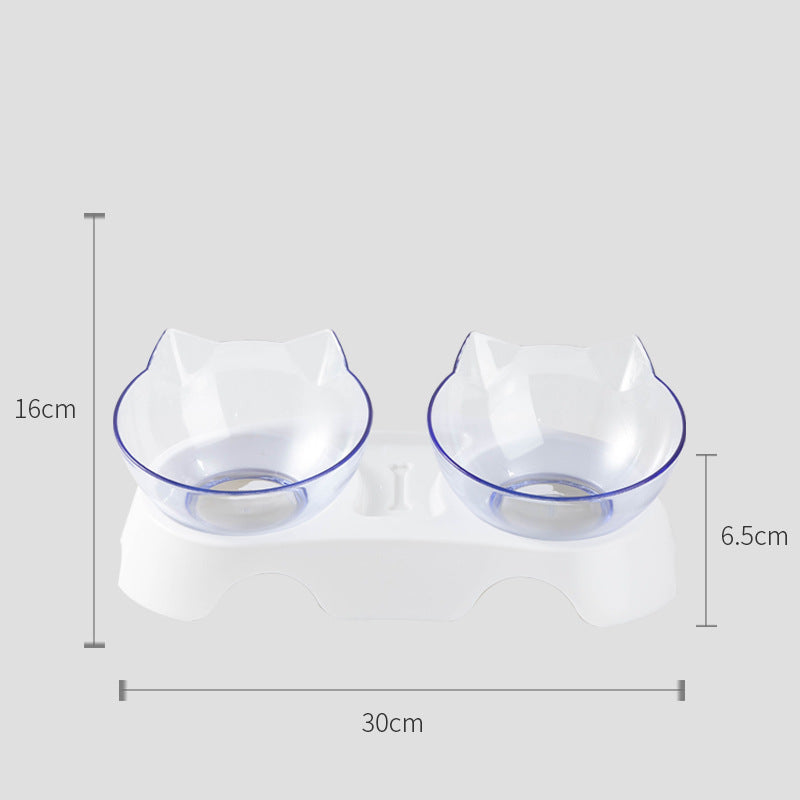 Gamelle Chat Ergonomique Double — Protège la Nuque