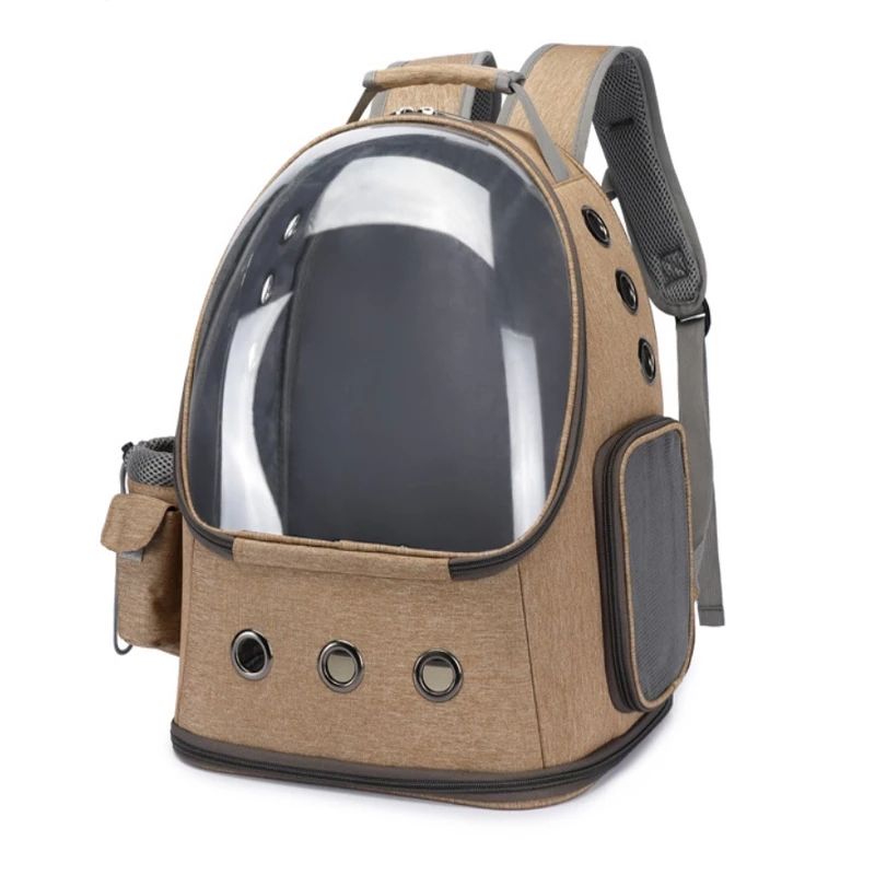 Sac à Dos Transparent pour Chat/Chien - Pliable et Respirant
