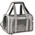 Sac de Transport Chat Portable Bandoulière - Cage Pliable Respirante