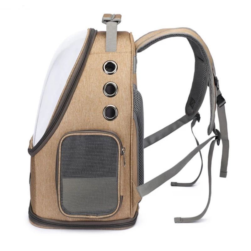 Sac à Dos Transparent pour Chat/Chien - Pliable et Respirant