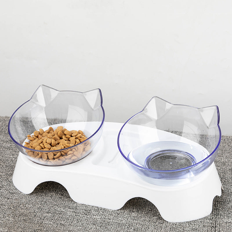 Gamelle Chat Ergonomique Double — Protège la Nuque