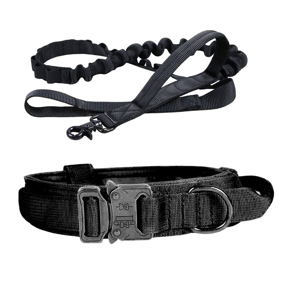 Collier Tactique Chien avec Laisse - Entraînement Extérieur