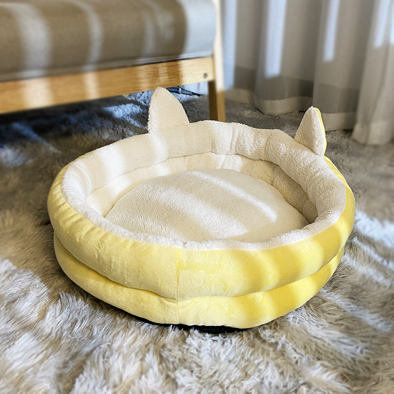 Niche pour Chien 4 Saisons - Coussin Amovible et Lavable