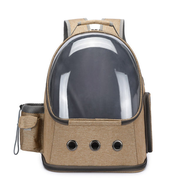 Sac à Dos Transparent pour Chat/Chien - Pliable et Respirant